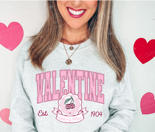 VARSITY VALENTINE STATE OF MIND  - DTF TRANSFER