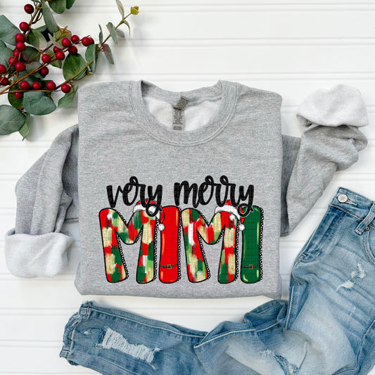 VERY MERRY RED - DTF TRANSFER