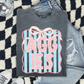COQUETTE STRIPE MASCOT - DTF TRANSFER