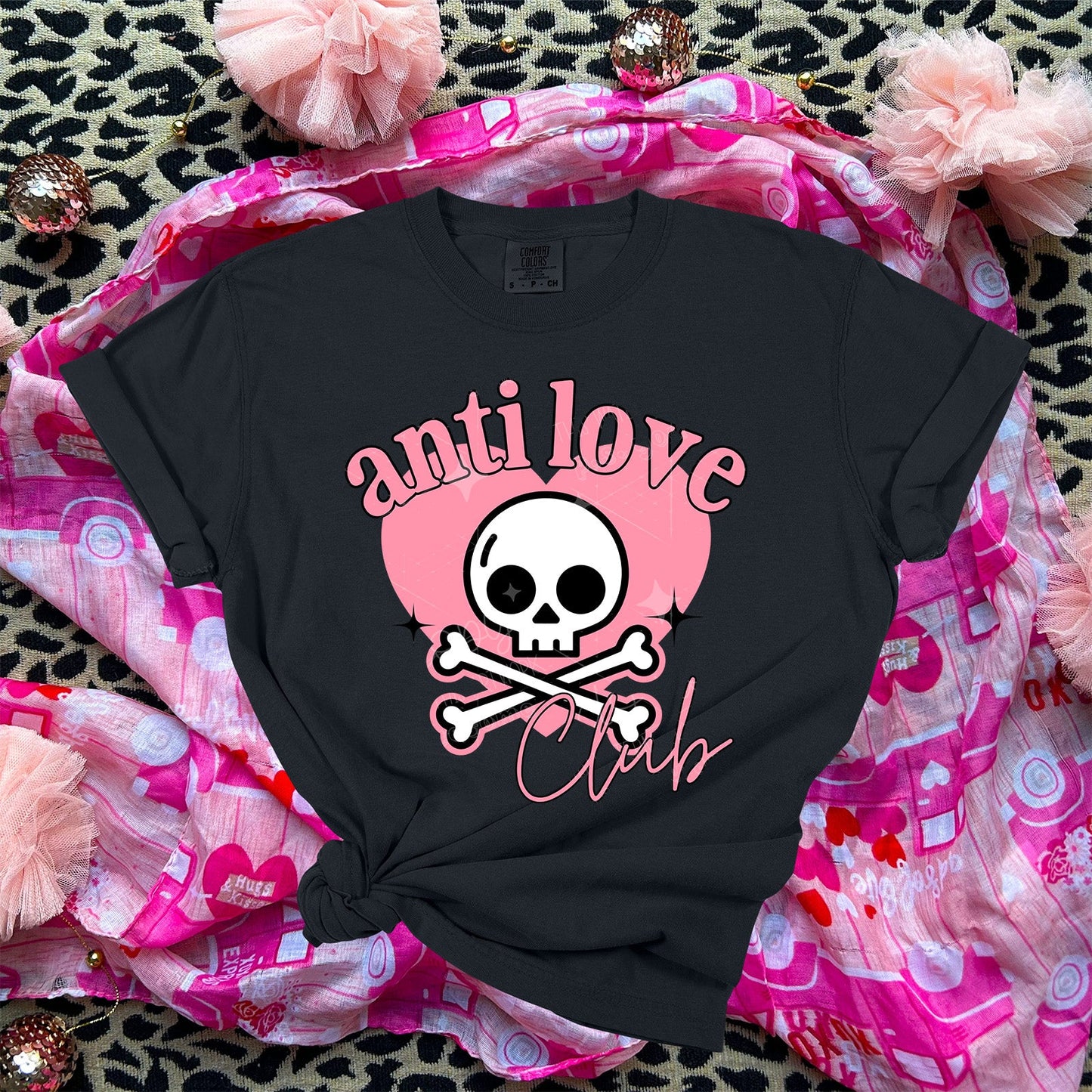 ANTI LOVE CLUB SKELLIE - DTF TRANSFER
