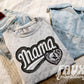 Faux Embroidered Mama Sports Patch DTF PRINT  - DTF TRANSFER