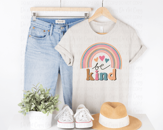 Be Kind Rainbow Dtf