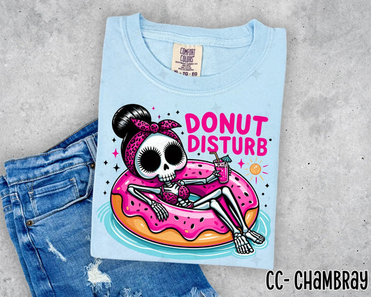 DONUT DISTURB SKELLIE  - DTF TRANSFER
