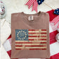 FAUX PATCHWORK FLAG  - DTF TRANSFER
