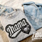 Faux Embroidered Mama Sports Patch DTF PRINT  - DTF TRANSFER