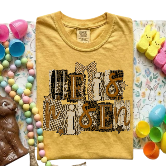 HE IS RISEN BOW - DTF TRANSFER