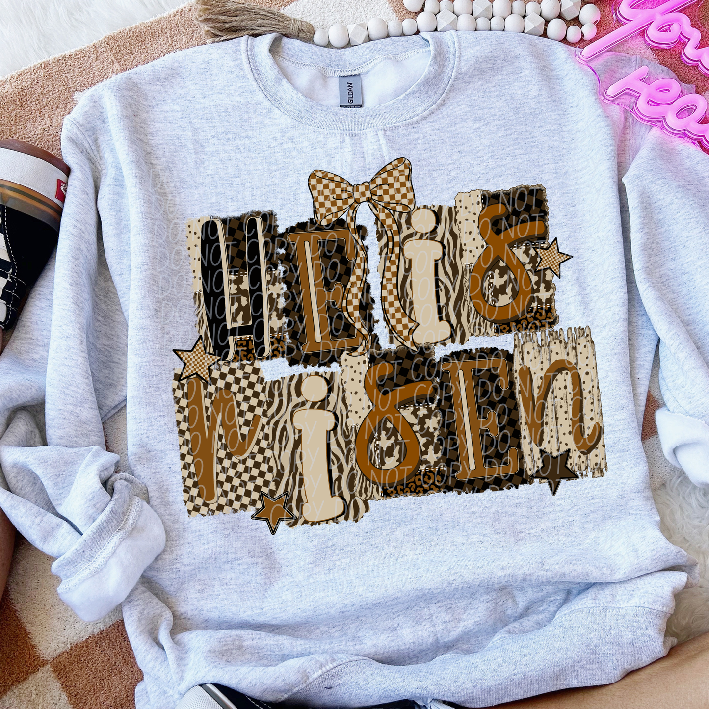 HE IS RISEN BOW - DTF TRANSFER