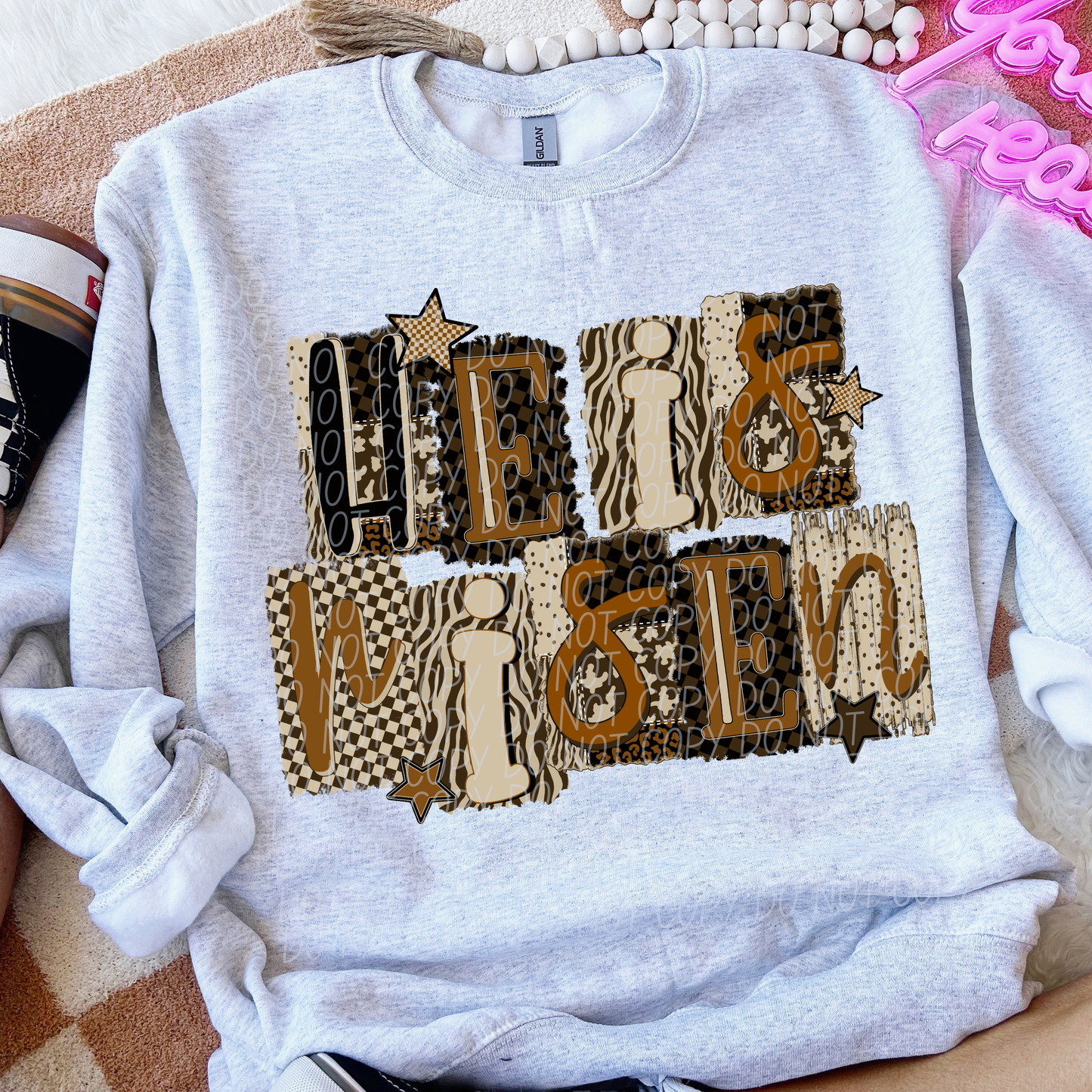 HE IS RISEN STARS - DTF TRANSFER