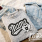 Faux Embroidered Mama Sports Patch DTF PRINT  - DTF TRANSFER