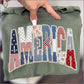 FAUX QUILTED AMERICA  - DTF TRANSFER