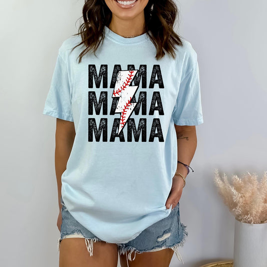 Baseball Mama Stacked - FRONT ONLY - DTF TRANSFER