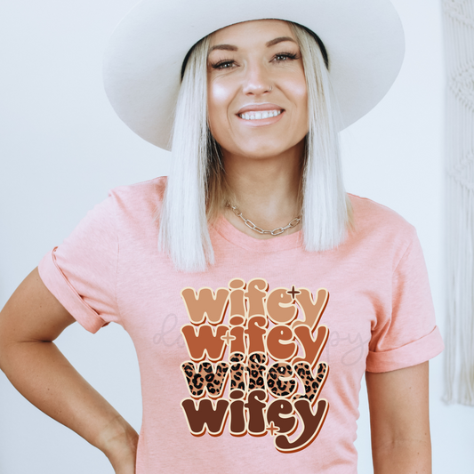 WIFEY STACKED  - DTF TRANSFER