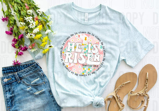 HE IS RISEN - DTF TRANSFER