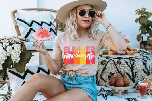 SUMMER VIBES - DTF TRANSFER