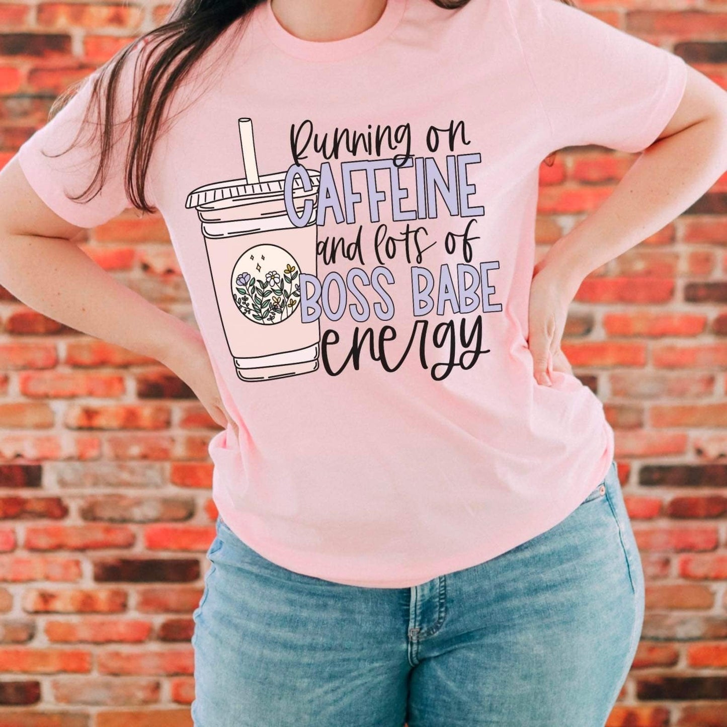 RUNNING ON CAFFEINE AND LOTS OF BOSS BABE ENERGY- *OLLIE & CO. EXCLUSIVE*  - DTF TRANSFER