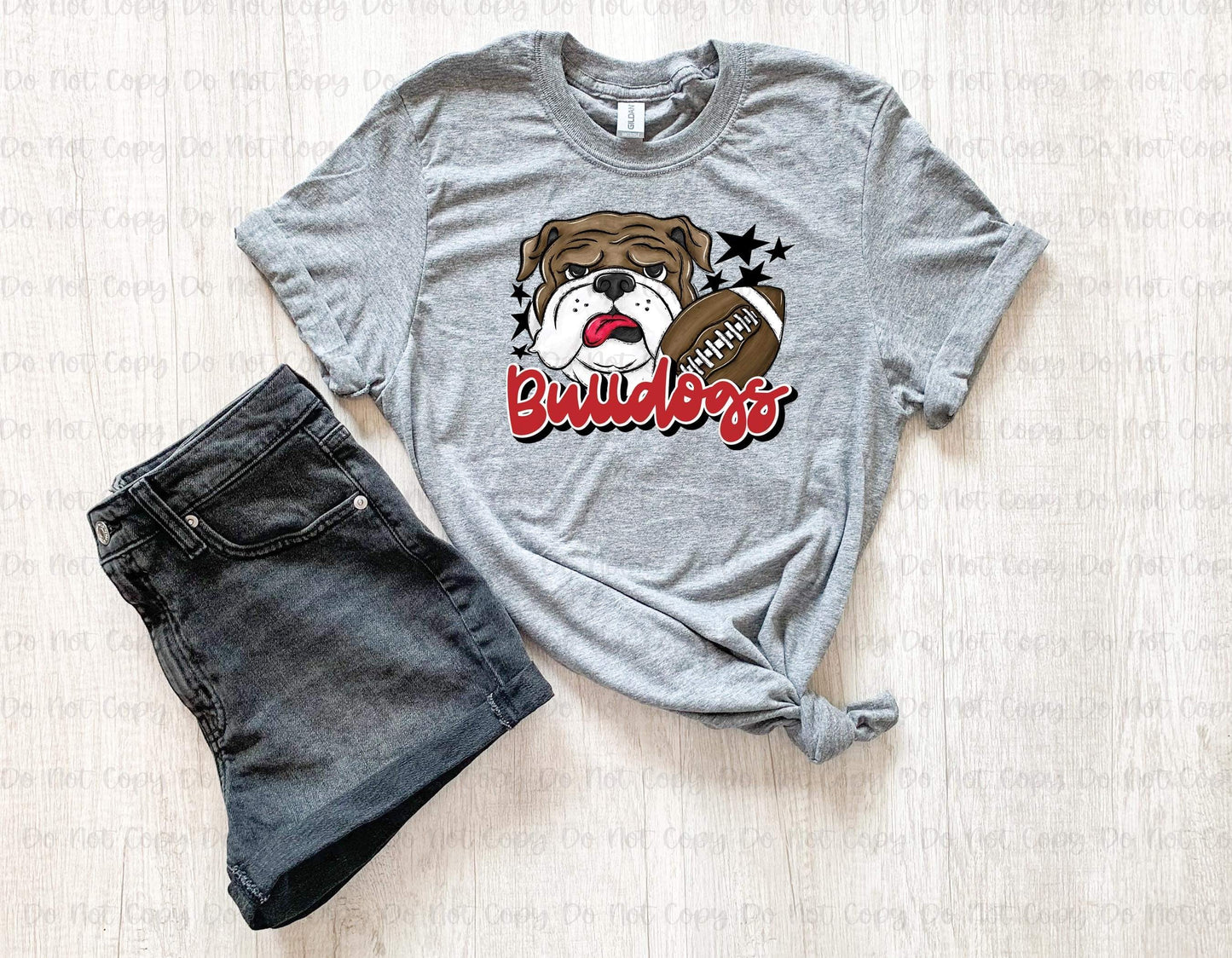 MASCOT WITH FOOTBALL  - DTF TRANSFER