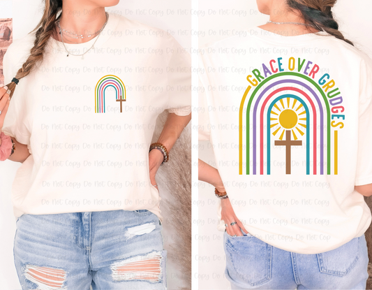 Grace over Grudges * Exclusive*  - FRONT+BACK - DTF TRANSFER