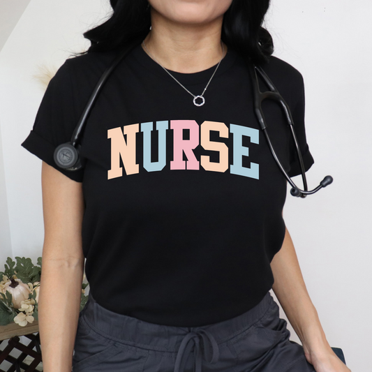 PASTEL SOLID NURSE  - DTF TRANSFER