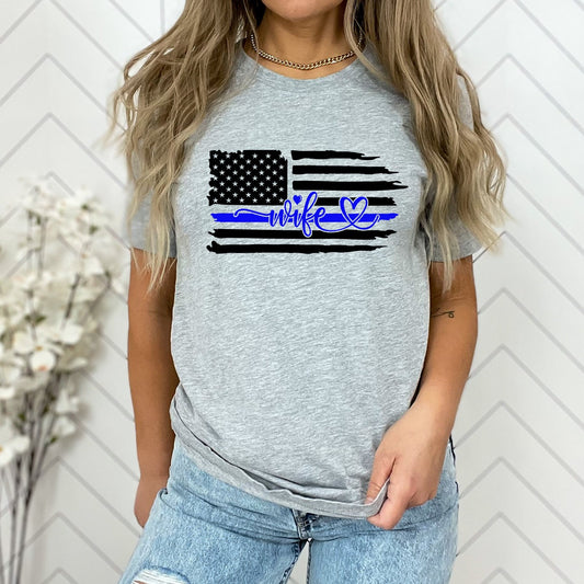 POLICE WIFE - DTF TRANSFER