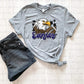 MASCOT WITH FOOTBALL  - DTF TRANSFER