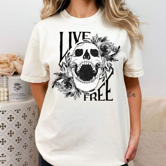 LIVE FREE - DTF TRANSFER