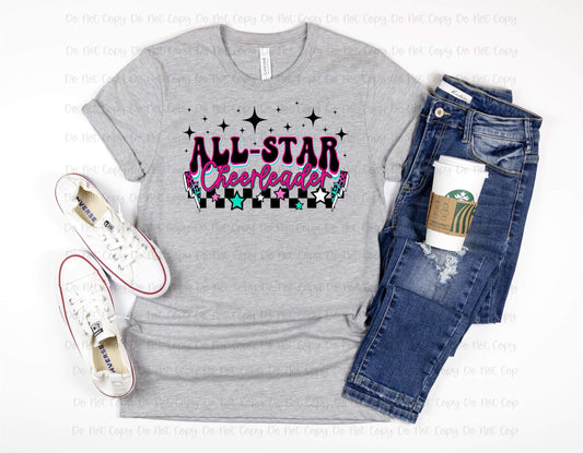 ALL STAR CHEERLEADER - DTF TRANSFER