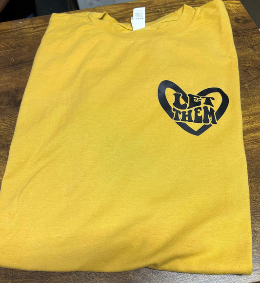 LET THEM - FRONT+BACK - DTF TRANSFER