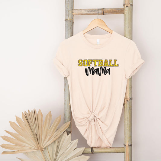 SOFTBALL MAMA  - DTF TRANSFER