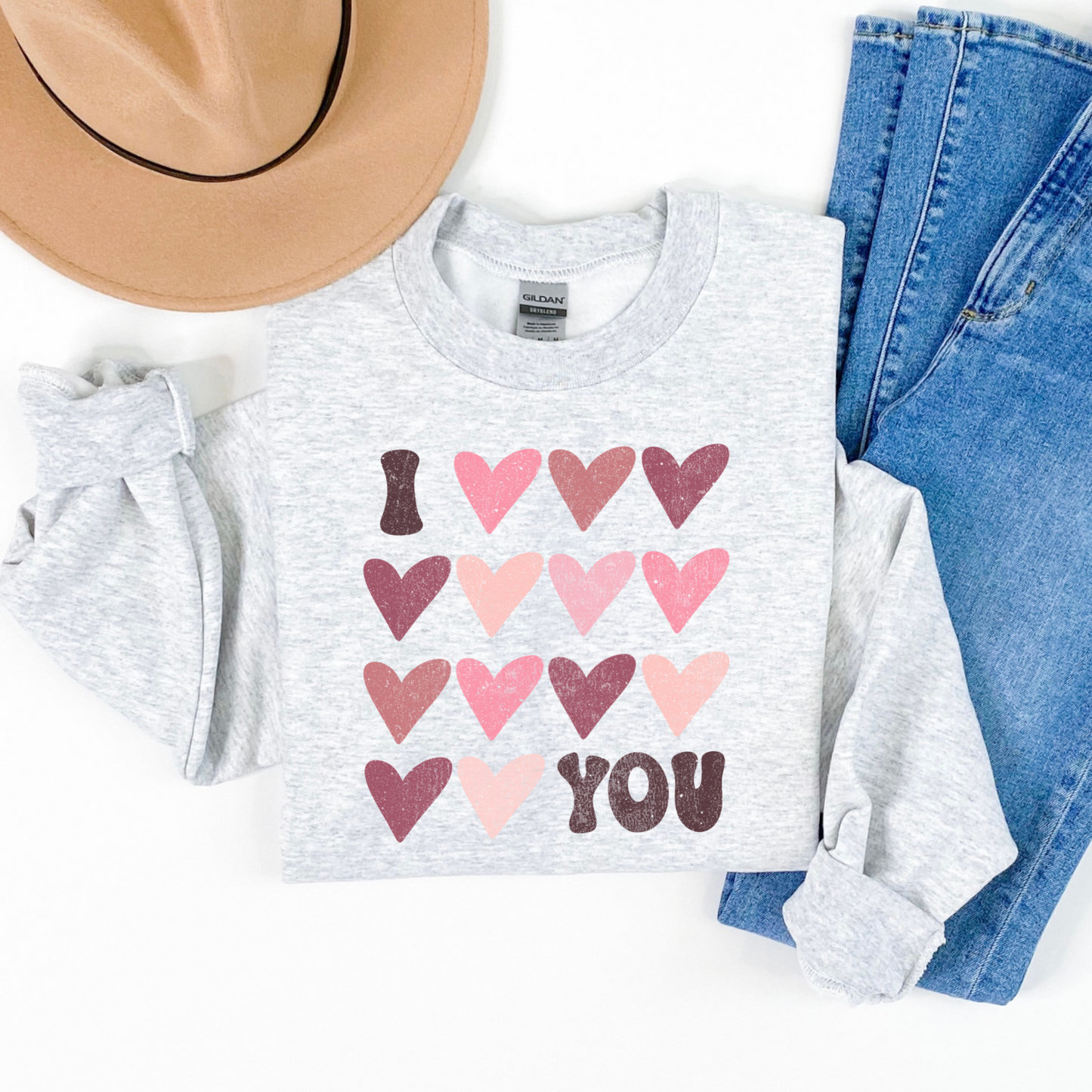 I HEART YOU  - DTF TRANSFER