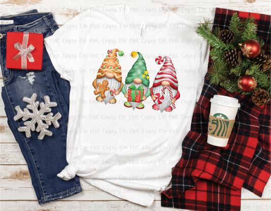 CHRISTMAS CANDY GNOMES - DTF TRANSFER
