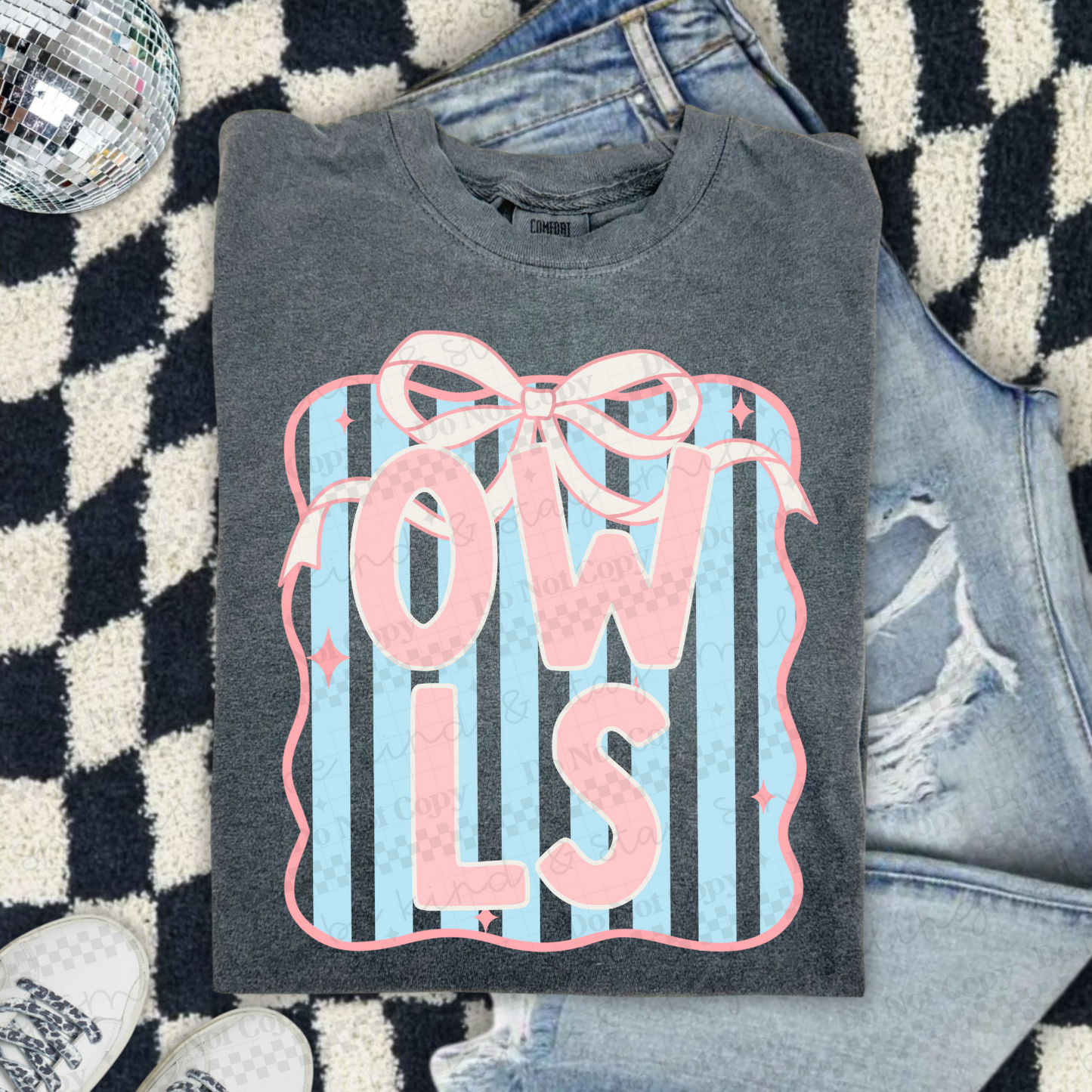 COQUETTE STRIPE MASCOT - DTF TRANSFER