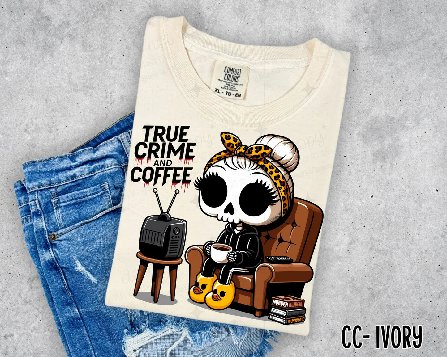 TRUE CRIME & COFFEE  - DTF TRANSFER