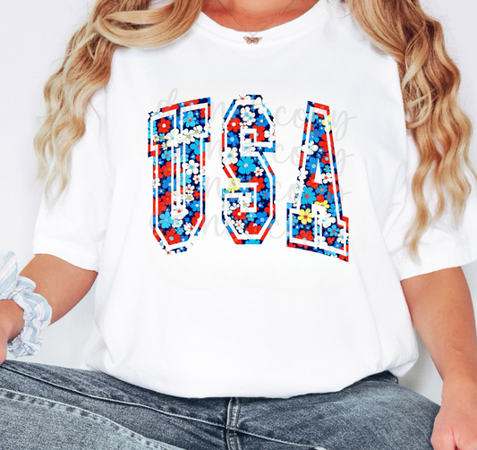 USA FLORAL - DTF TRANSFER