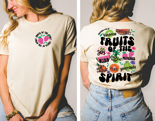 Fruits of the Spirit- FRONT+BACK - DTF TRANSFER